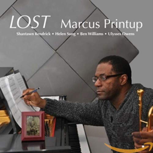 CD cover featuring Marcus Printup with trumpet and sheet music.