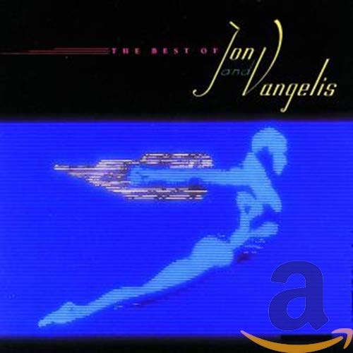 CD cover for Jon & Vangelis’ “The Best Of”, blue and black design.