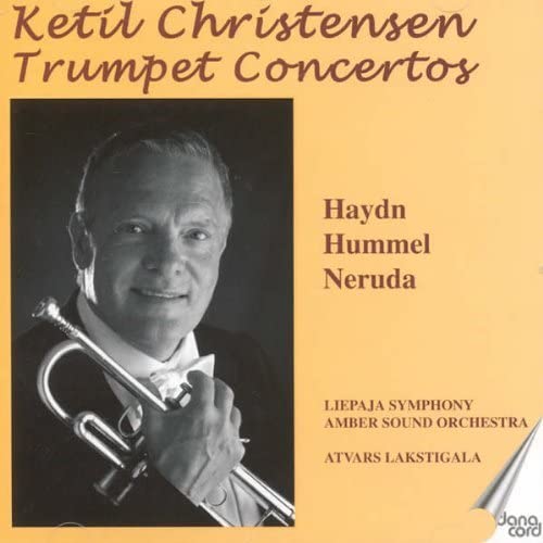 CD cover featuring trumpeter Ketil Christensen and composers’ names.