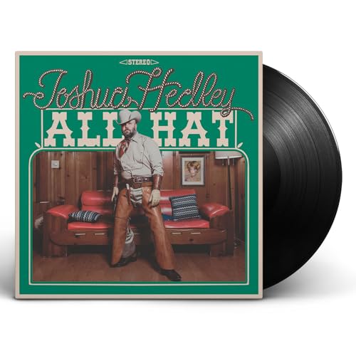 Vinyl record and album cover for Joshua Hedley’s “All Hat.”