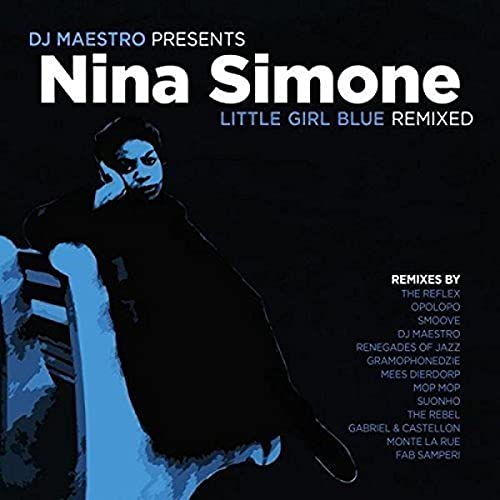CD cover featuring a portrait of Nina Simone in blue tones.
