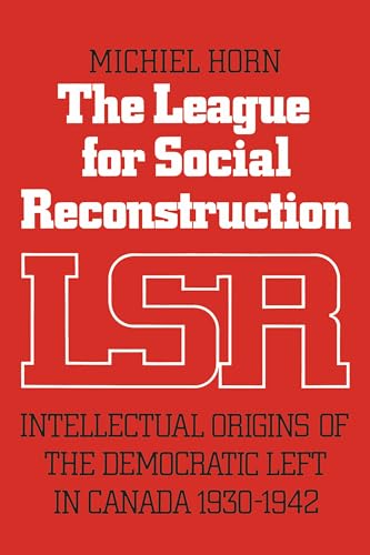 Red book cover with white text: "The League for Social Reconstruction.