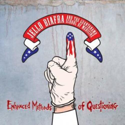 Album cover: gloved hand with a US flag-painted finger pointing up.