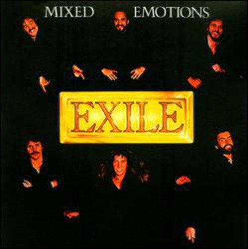 CD cover for Exile’s “Mixed Emotions” featuring portraits of band members.