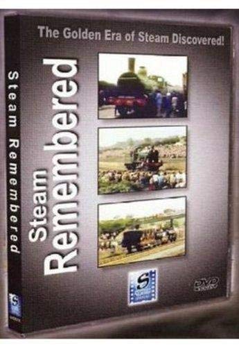 DVD cover for "Steam Remembered" featuring vintage steam trains and landscapes.