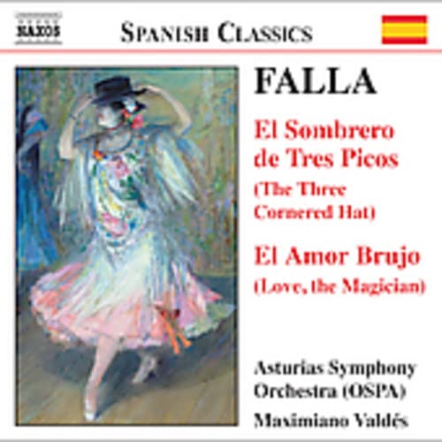 CD cover for Falla’s “El Amor Brujo” and “El Sombrero de Tres Picos.”