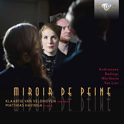 CD cover featuring soprano Klaartje Van Veldhoven and organist Matthias Havinga.