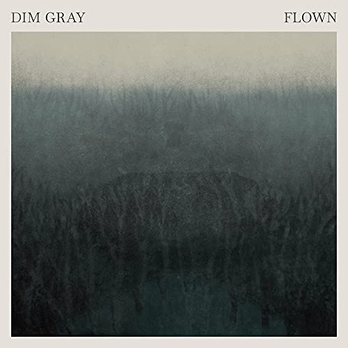 CD cover for Dim Gray’s “Flown” with textured dark green and gray tones.