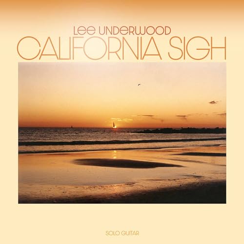 California Sigh" vinyl record cover with a beach sunset scene.