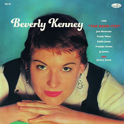 Album cover featuring portrait of Beverley Kenney with band member names.