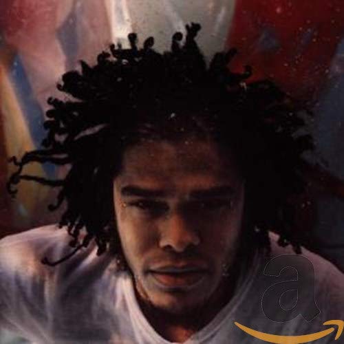 CD cover featuring a close-up portrait of a man with dreadlocks.
