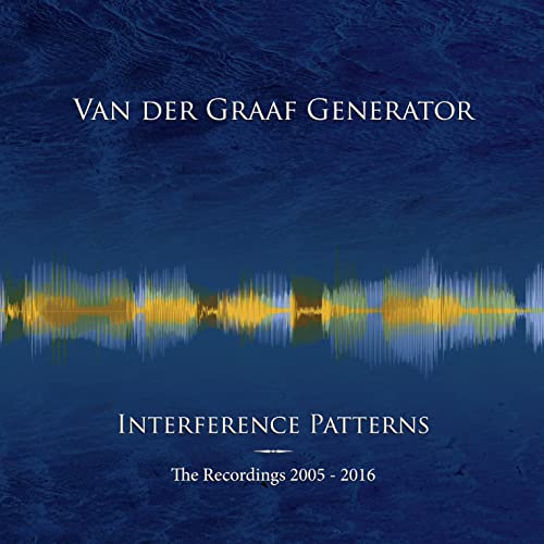 CD cover for Van Der Graaf Generator’s “Interference Patterns” with waveform graphic.