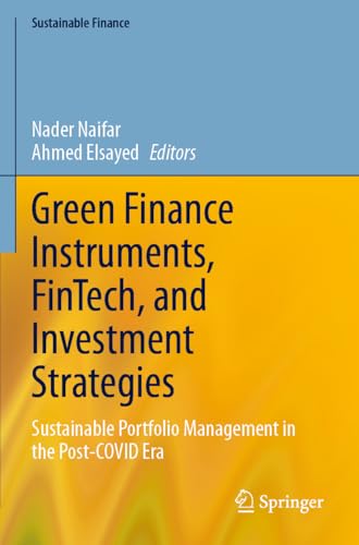 Book cover: “Green Finance Instruments, FinTech, and Investment Strategies.”