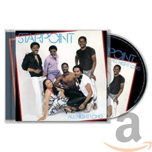 CD case for Starpoint’s “All Night Long” featuring a group portrait.