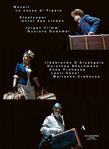 Blu-ray cover for Mozart’s “Le Nozze Di Figaro” opera production.