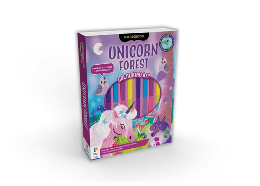 Kaleidoscope Colouring Kit Unicorn Forest