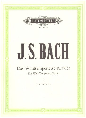 The Well-Tempered Clavier Vol. 2 (Piano Solo): Sheet (Edition Peters)