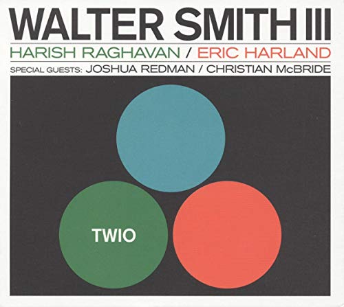 CD cover for Walter Smith III’s “Twio” with three colored circles.