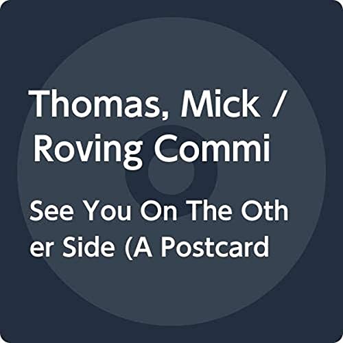 Dark blue CD cover with white text: "Thomas, Mick / Roving Commi".