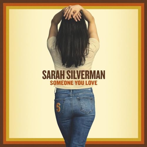 Sarah Silverman album cover, woman with long hair viewed from behind.