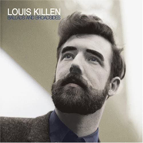 CD cover featuring a black and white portrait of Louis Killen.