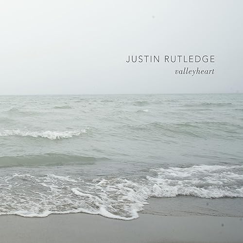 Album cover for Justin Rutledge’s “Valleyheart” featuring a seascape.