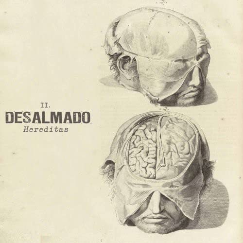 Vinyl record cover: anatomical illustration of a skull and brain.