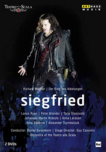 DVD cover for Wagner’s “Siegfried” featuring Lance Ryan in costume.