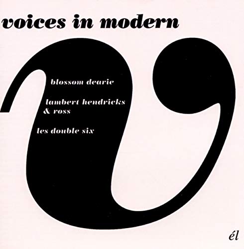 CD cover: abstract black swirls with white text "voices in modern".