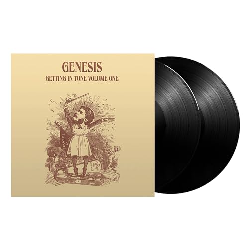 Genesis “Getting In Tune Vol. 1” double vinyl record with illustrated cover.