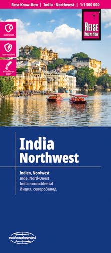 India Northwest Map : 1:1,300,00 scale