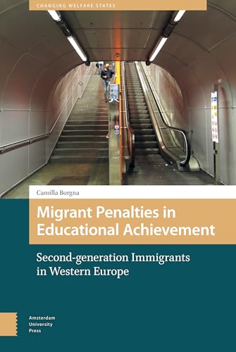 Book cover: “Migrant Penalties in Educational Achievement” with subway scene.