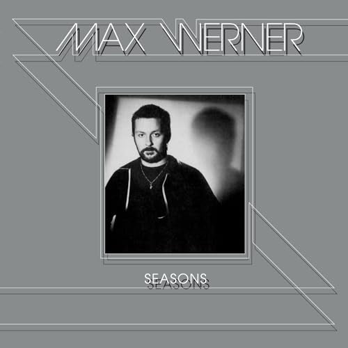 Black and white CD cover featuring portrait of Max Werner, titled "Seasons".
