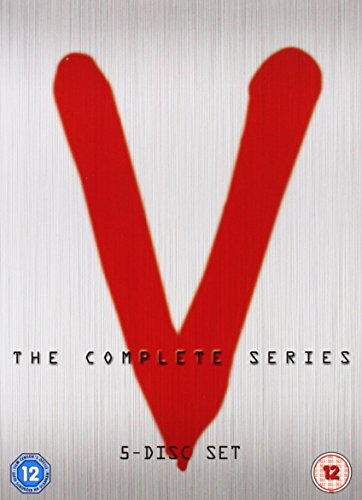 DVD cover for "V The Complete Series" featuring a large red "V".