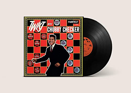Chubby Checker’s “Twist With Chubby Checker” vinyl record and album cover.