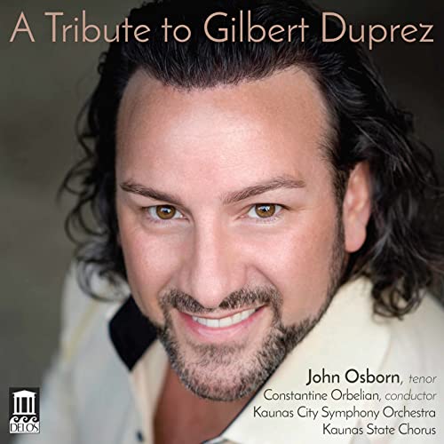 CD cover featuring portrait of tenor John Osborn, smiling, with text details.