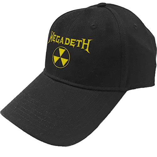 Megadeth - Hazard Logo Unisex Baseball Cap - Black