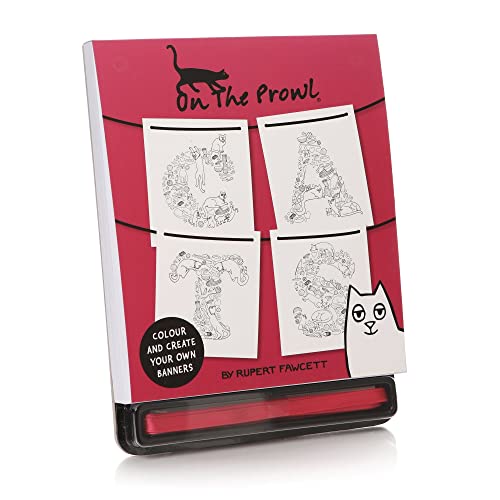 On the Prowl Cats: Colour and Create Your Own Banners