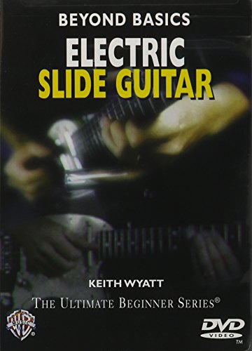 DVD cover for “Electric Slide Guitar” instructional video, hands on fretboard.