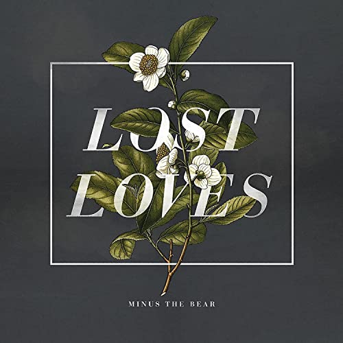 Album cover for Minus The Bear’s “Lost Loves” with floral illustration.