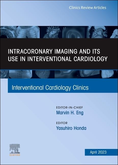 Book cover: "Intracoronary Imaging" with medical scans and text.
