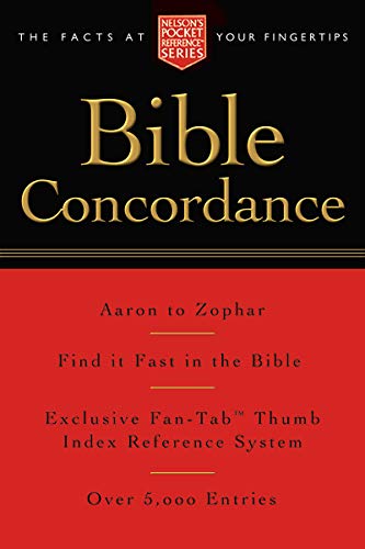 Pocket Bible Concordance - Nelson's Pocket Reference Series