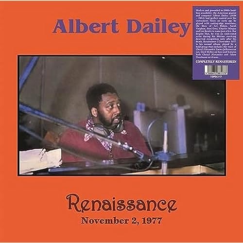 Album cover for "Renaissance" by Albert Dailey, featuring a musician at a piano.