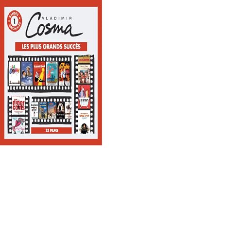 CD cover for Vladimir Cosma’s “Les Plus Grands Succès Vol 1” with film posters.