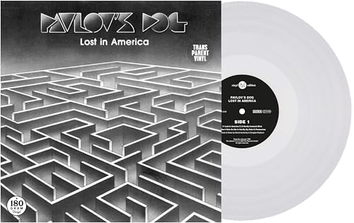 Pavlov's Dog "Lost In America" vinyl record with maze cover art.
