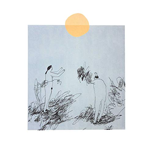 CD cover with sketched figures in a field under a yellow sun.