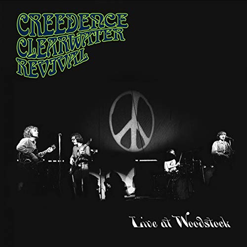 Creedence Clearwater Revival album cover with a peace sign backdrop.