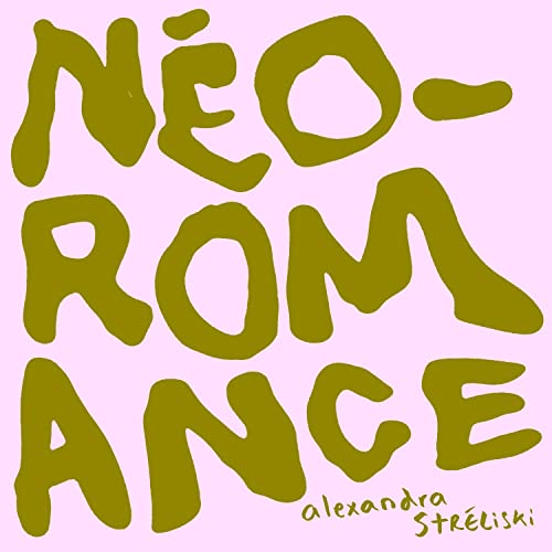 CD cover with bold, olive-green text reading “Neo-Romance” and artist’s name.
