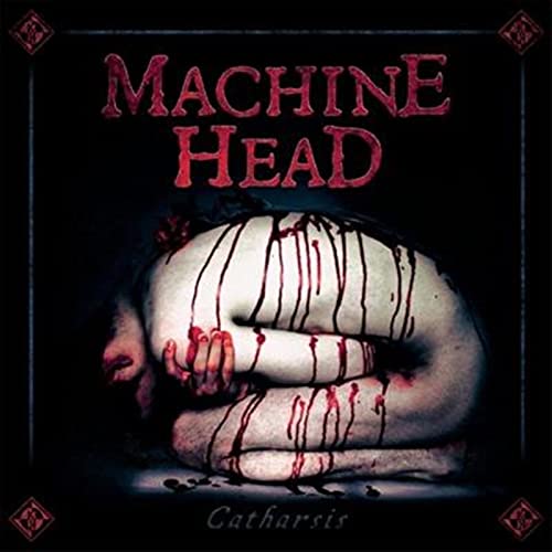 Machine Head “Catharsis” album cover: person with self-inflicted wounds.