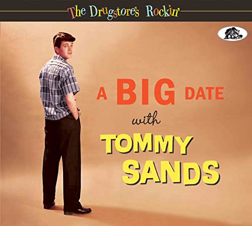 Album cover for Tommy Sands’ “A Big Date,” featuring a young man.